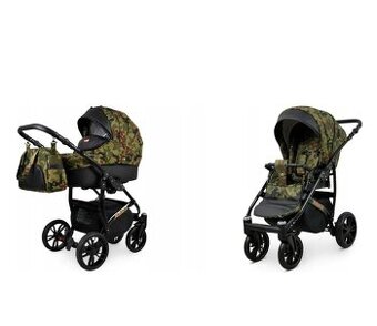 Maskáčový kočík- dvojkombinácia