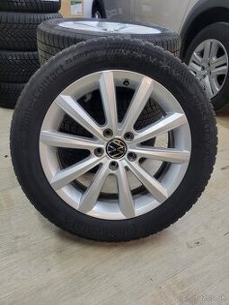alu disky zimné  pneu Continental WinterContact 215/55 R17