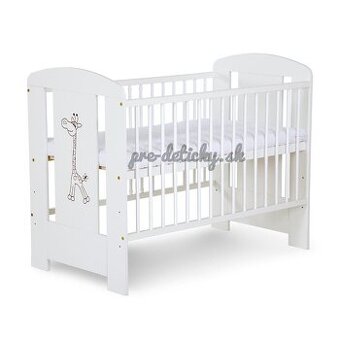 Predám postieľku KLUPS Postieľka SAFARI ŽIRAFKA biela