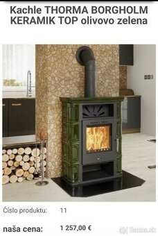 Predám krbové kachle TOP stav