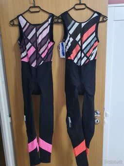 Cyklistické nohavice dlhé s trakmi Santini S