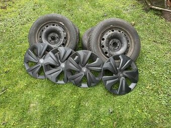 Plechové disky 5x100 R15 +poklice