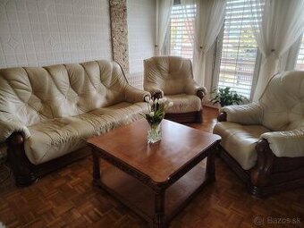 Kožená sedacia súprava