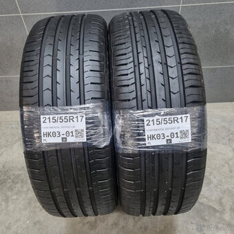 Letné pneumatiky 215/55 R17 CONTINENTAL