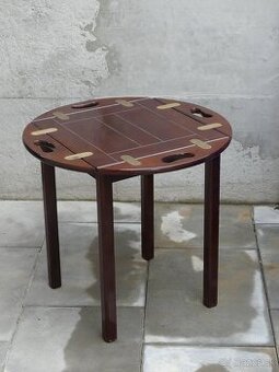 kolonialny konferencny stolik z masivu - Bombay company