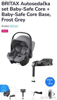 Vajicko Britax Romer Baby safe core + ISOFIX