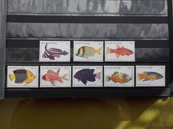 Poštové známky č.811 - Suriname - ryby komplet