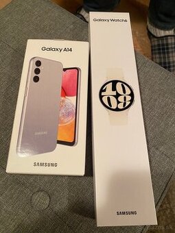 Samsung Galaxy A14 a Galaxy Watch 6