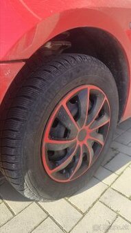 Oceľové disky R15 rozteč 4×108 Peugeot / Citroën + puklice