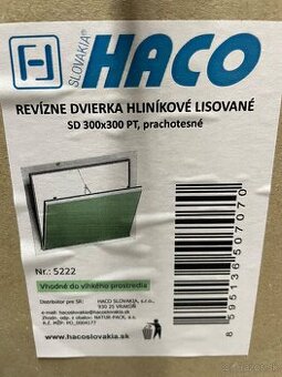 HLINÍKOVÉ REVÍZNE DVIERKA DO SADROKARTÓNU, 300X300MM