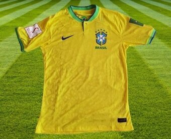 dres Brazília žltý World CUP slimfit