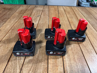 Milwaukee baterky 12v 6ah