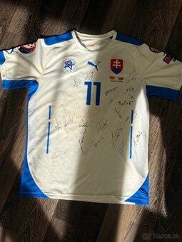 Slovensko reprezentačný dres NEMEC #11 – podpísaný Hamšíkom