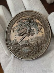 AE medaila - Rakúsko Uhorsko, 1880, zbierkový stav UNC - 1
