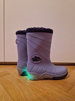 Detské blikajuce gumáky
