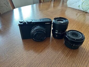 FUJIFILM X-E4 + 3 objektívy