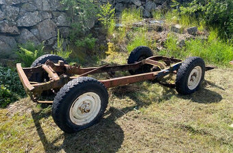 Jeep Willys 1943-rám s dokladmi na prihlásenie