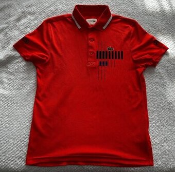 Pánske,kvalitné polo LACOSTE - veľkosť S