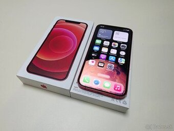 APPLE IPHONE 12 128GB RED ,ZDRAVIE BATERKY 100%