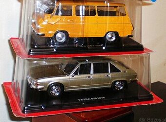 ŠKODA 1203 /1968/ , TATRA 613 /1975/ , 1:24 , HACHETTE