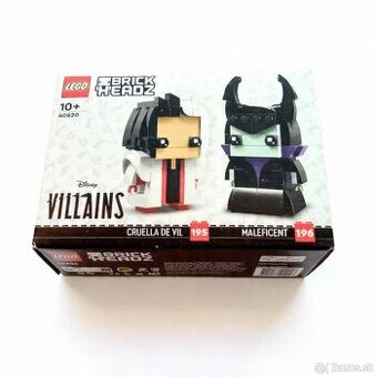LEGO BrickHeadz 40620 – Cruella & Maleficent, originál, nové