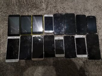 Predám tieto staré telefóny na náhradné diely