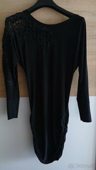 Šaty - čierne, nové vel S - M