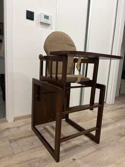 Jedálenska stolička 2v1