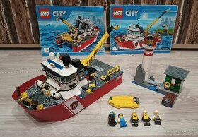 Lego 60109 hasičská lod