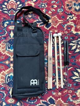 MEINL puzdro na palicky + palicky + mallets + metlicky