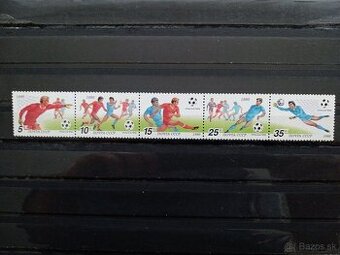 Poštové známky č.790 - ZSSR - futbal komplet