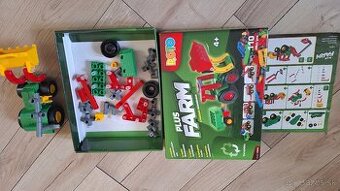 Stavebnica traktor, montessori skladačka farma