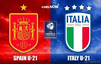 Vstupenky U21 Slovensko - Rumunsko a Španielsko - Taliansko