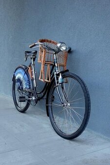 Sedák pre deti na starý historický bicykel - 1