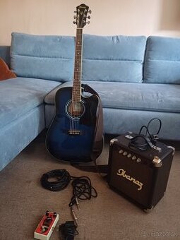 Elektroakustická gitara plus Kombo
