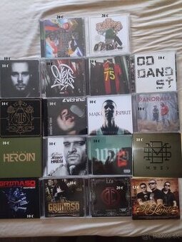 Rap CD Slovenské a zahraničné.