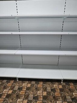 obchodné regály dodatkové obojstranné