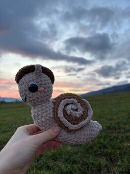 Hačkovaný slimáčik s klobúkom - 1