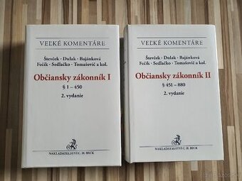 Komentár Občiansky zákonník I. II.