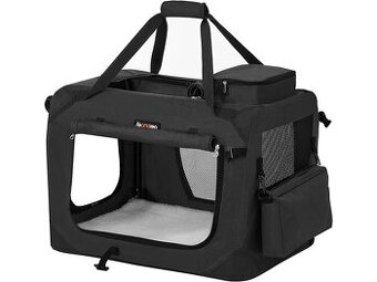 Prepravka pre psa M – čierna, nová