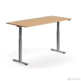 Výškovo nastaviteľný stôl FLEXUS Rovný, 1800x800 mm - 1