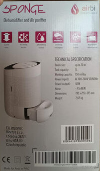 Predam odvlhcovac airbi s cistickou vzduchu