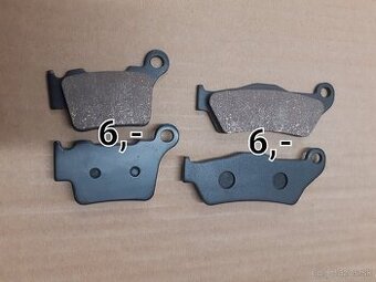 Brzdové doštičky predné + zadné  KTM, HUSQVARNA, GAS GAS