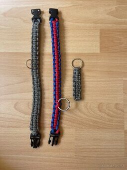 Paracordový náramok a prívesok