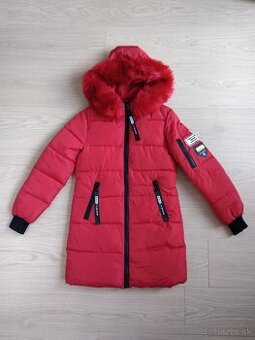 Zimná bunda s kožušinkou