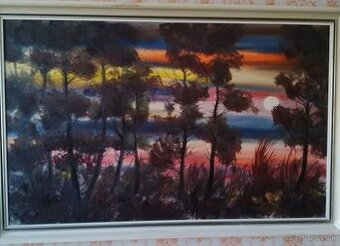 Predám obraz 150/100 slovenský Košická maliar