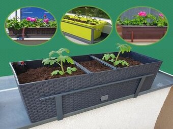 Držák květinových truhlíků BV - Instalace bez vrtání