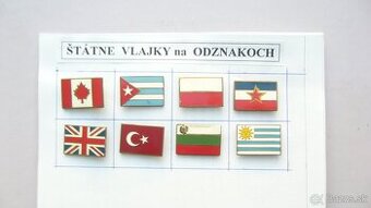 Štátne vlajky na odznakoch