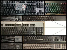 rôzne klávesnice  Cherry, Logitech PRO, Logitech G413 SE