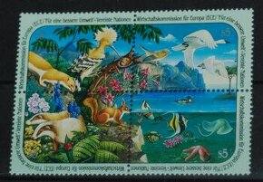 Poštové známky - Fauna 1992 - neopečiatkované